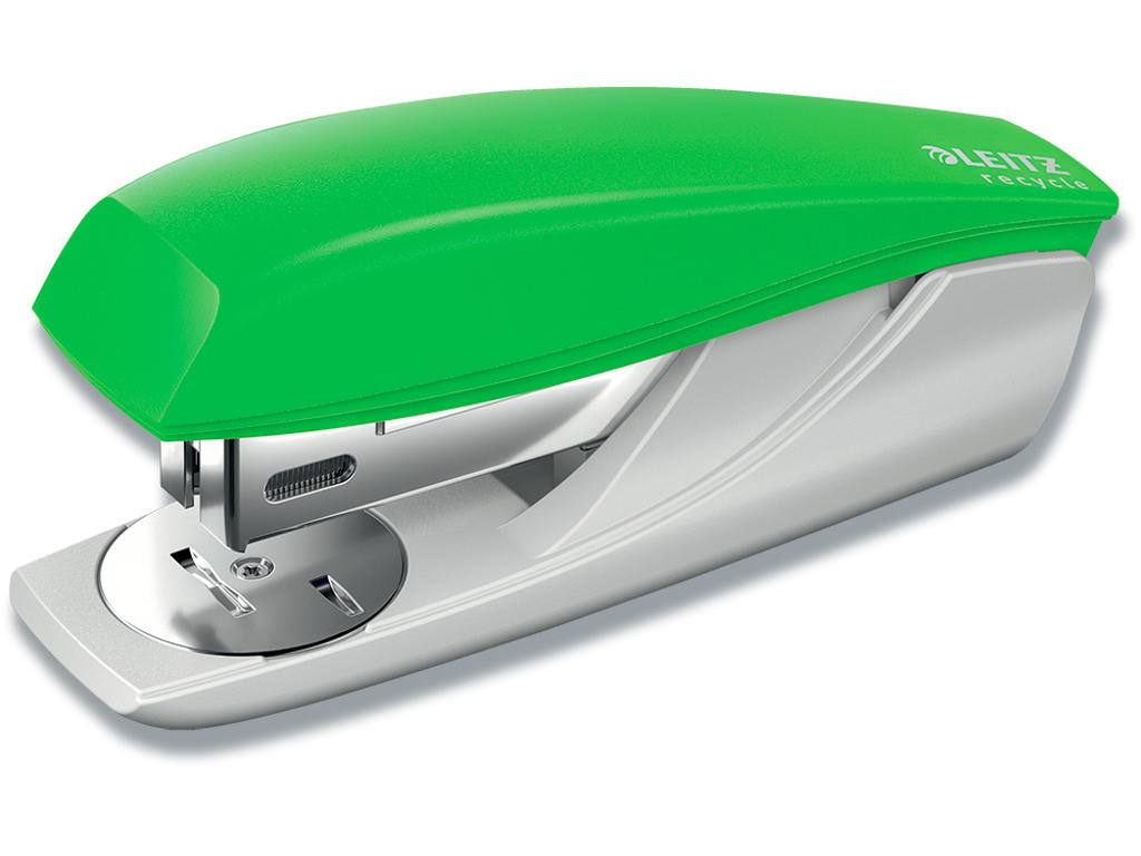 Hæftemaskine, 25 ark, Grøn, Klamme P3 og 24/6 og 26/6, Leitz NeXXt Recycle 5606