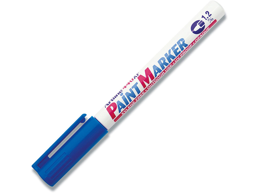 Paint marker, 1.2 mm, Blå, Rund spids, Artline Paint EK-440