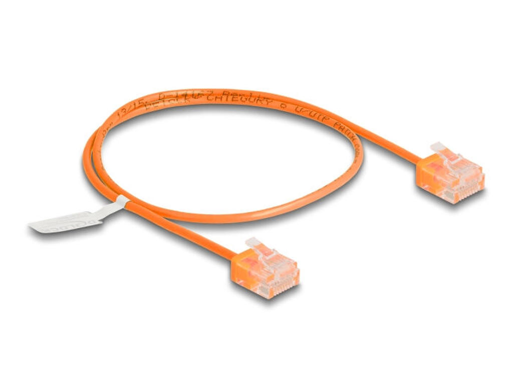 DeLOCK 80854 netværkskabel Orange 0,5 m Cat6 U/UTP (UTP)