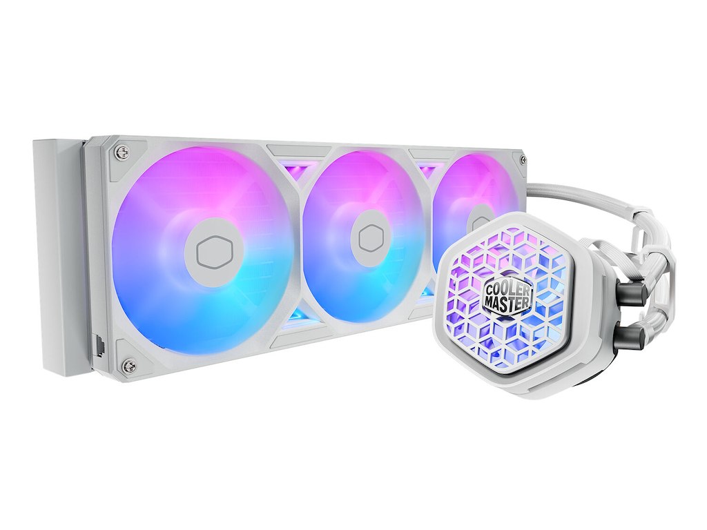 Cooler Master MasterLiquid Atmos II 360 VRM Fan White Processor Væskekølingssæt 12 cm Hvid 1 stk
