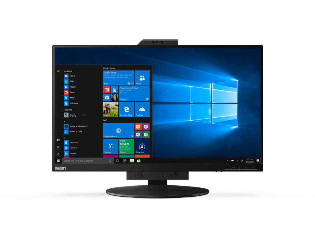 Lenovo ThinkCentre Tiny-In-One 27 LED display 68,6 cm (27") 2560 x 1440 pixel Quad HD Sort