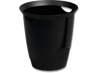 Papirkurv, Sort, 16 liter, Plast, Durable TREND