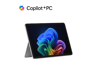 Microsoft Surface Pro 12" Snapdragon 256 GB 30,5 cm (12") 16 GB Wi-Fi 7 (802.11be) Windows 11 Home Platin