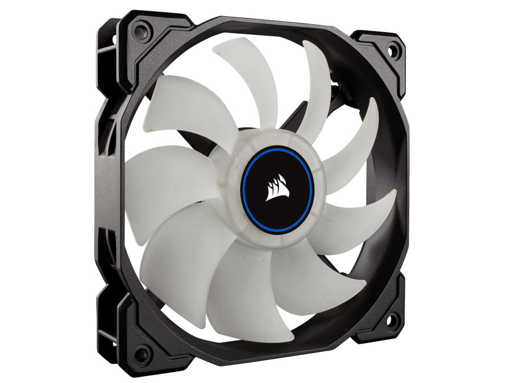 Corsair Air CO-9050083-WW Computerkølesystem Computerkabinet Ventilator 12 cm Sort, Hvid