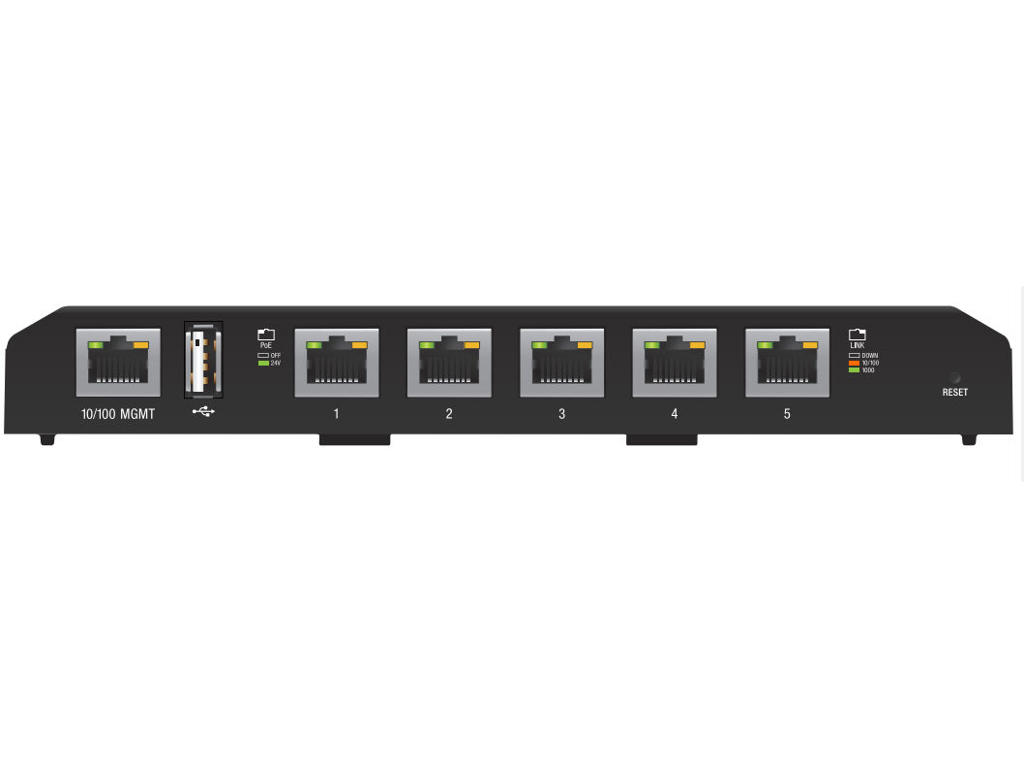 Ubiquiti EdgeSwitch 5XP Administreret Gigabit Ethernet (10/100/1000) Strøm over Ethernet (PoE) Sort