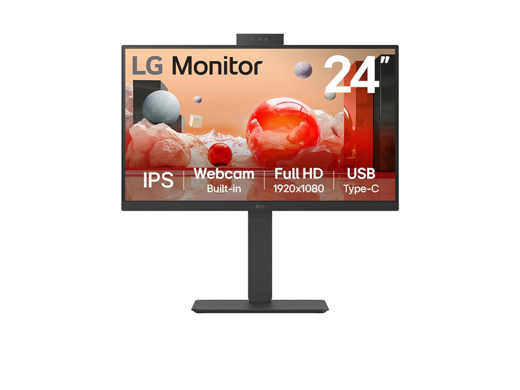 LG 24BA850-B computerskærm 60,5 cm (23.8") 1920 x 1080 pixel Fuld HD Sort