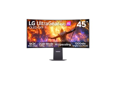 LG 45GX950B-B computerskærm 114,3 cm (45") 5120 x 2160 pixel 5K Ultra HD OLED Sort