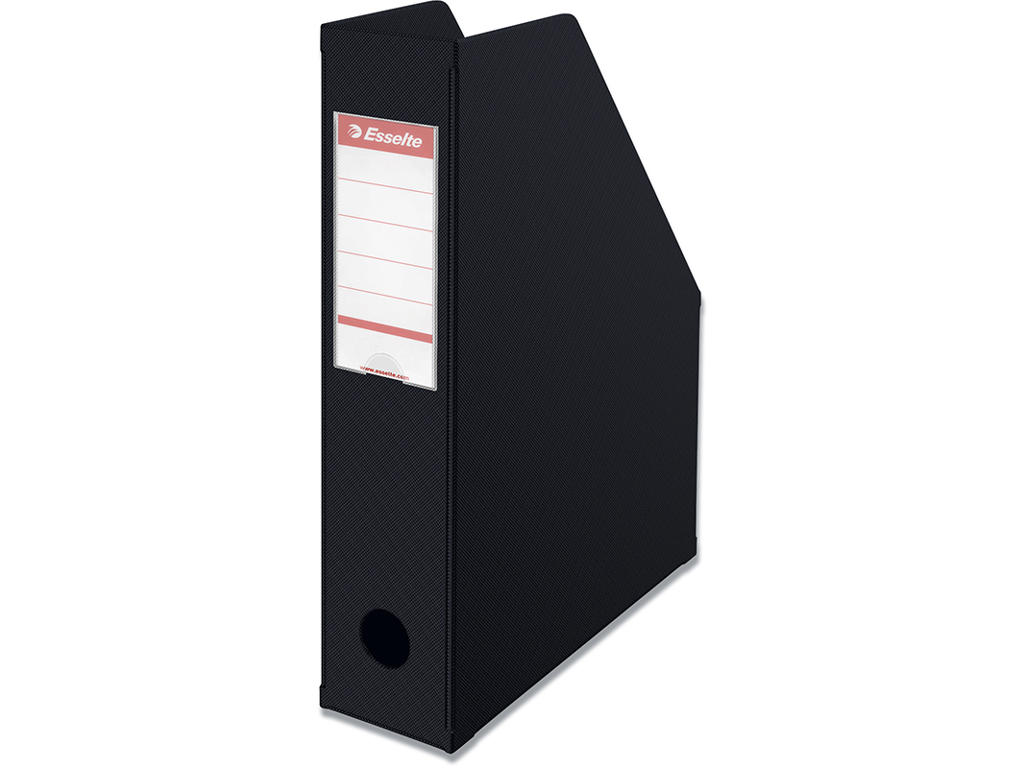 Tidsskriftskassette, Sort, 7 cm, A4, Esselte VIVIDA 