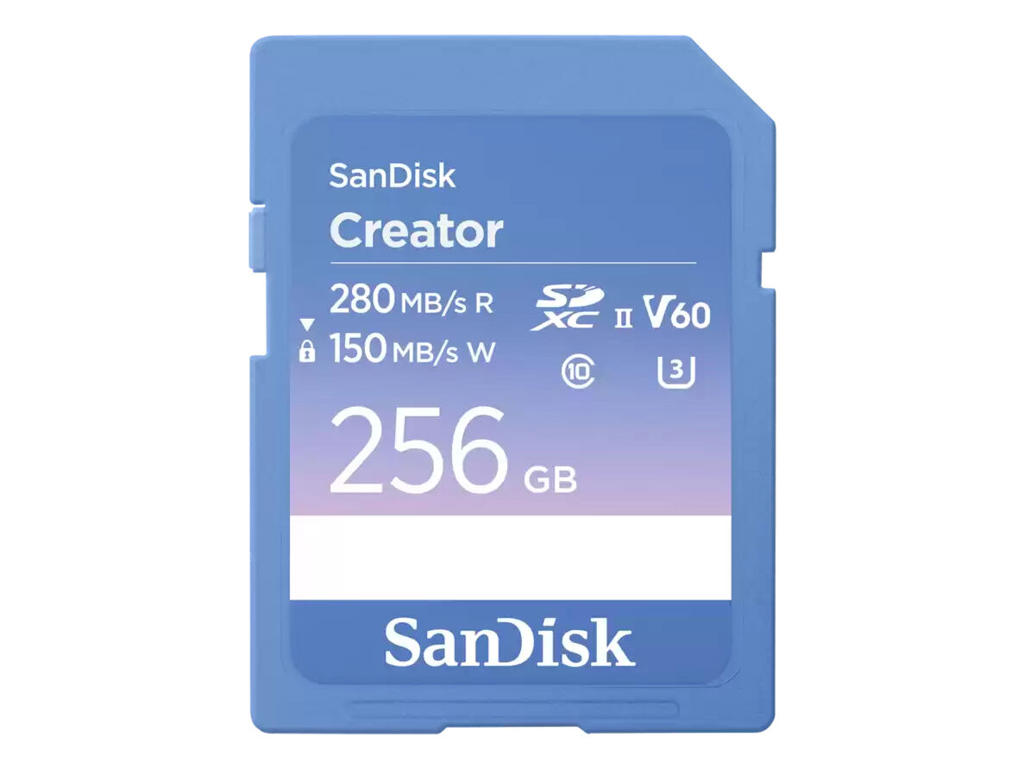SanDisk Creator 256 GB SDXC UHS-II Klasse 10