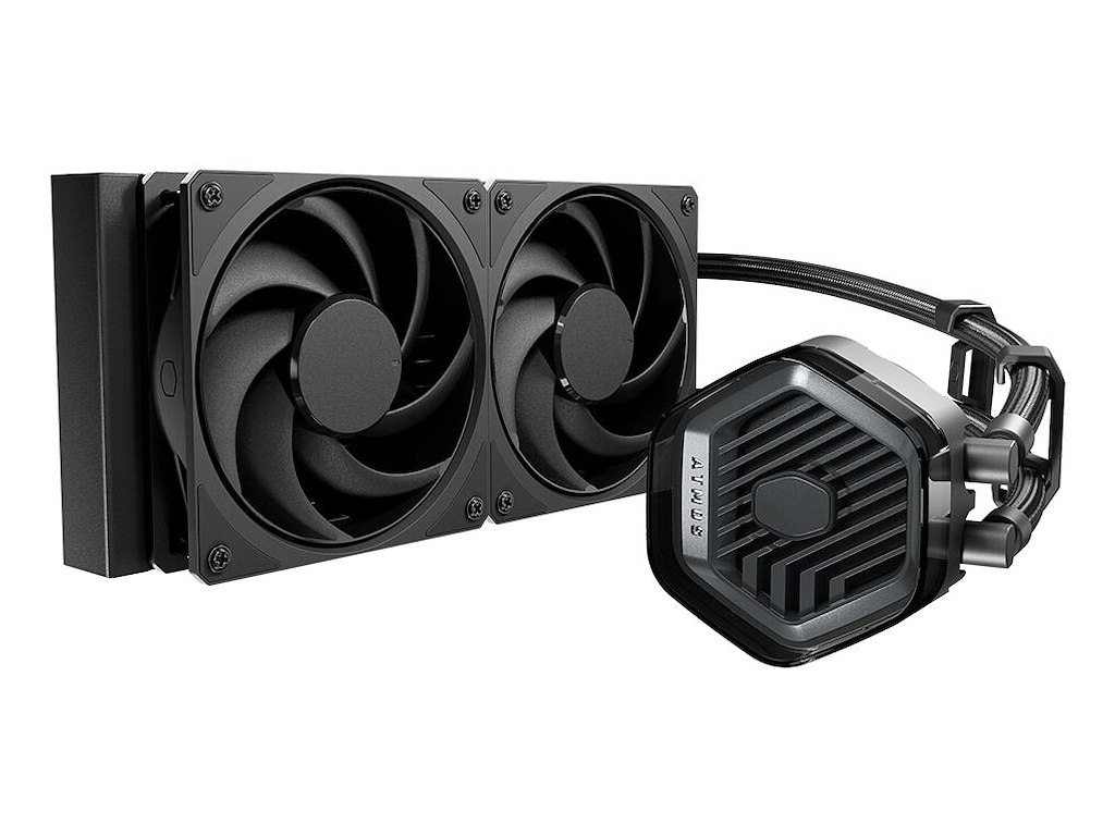 Cooler Master MasterLiquid ATMOS Stealth Series Processor Væskekølingssæt 12 cm Sort
