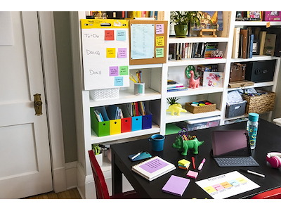 Memonotes, 76x76 mm, Blå, 6 blokke, Post-it Super Sticky 