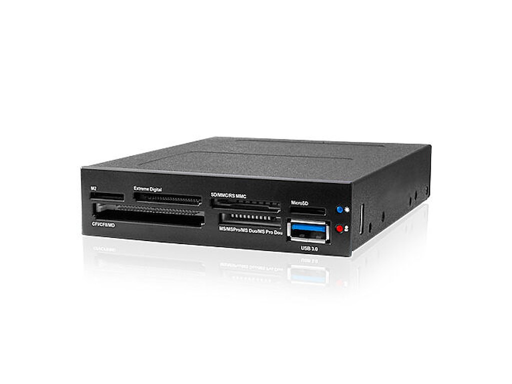 ICY BOX IB-865 kortlæser USB 3.2 Gen 1 (3.1 Gen 1) Intern Sort