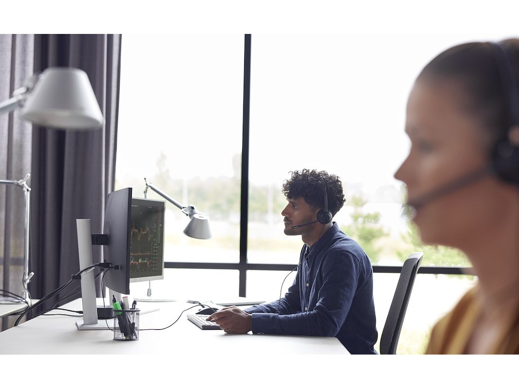 HP Poly EncorePro 320 med Quick Disconnect Binaural Headset TAA