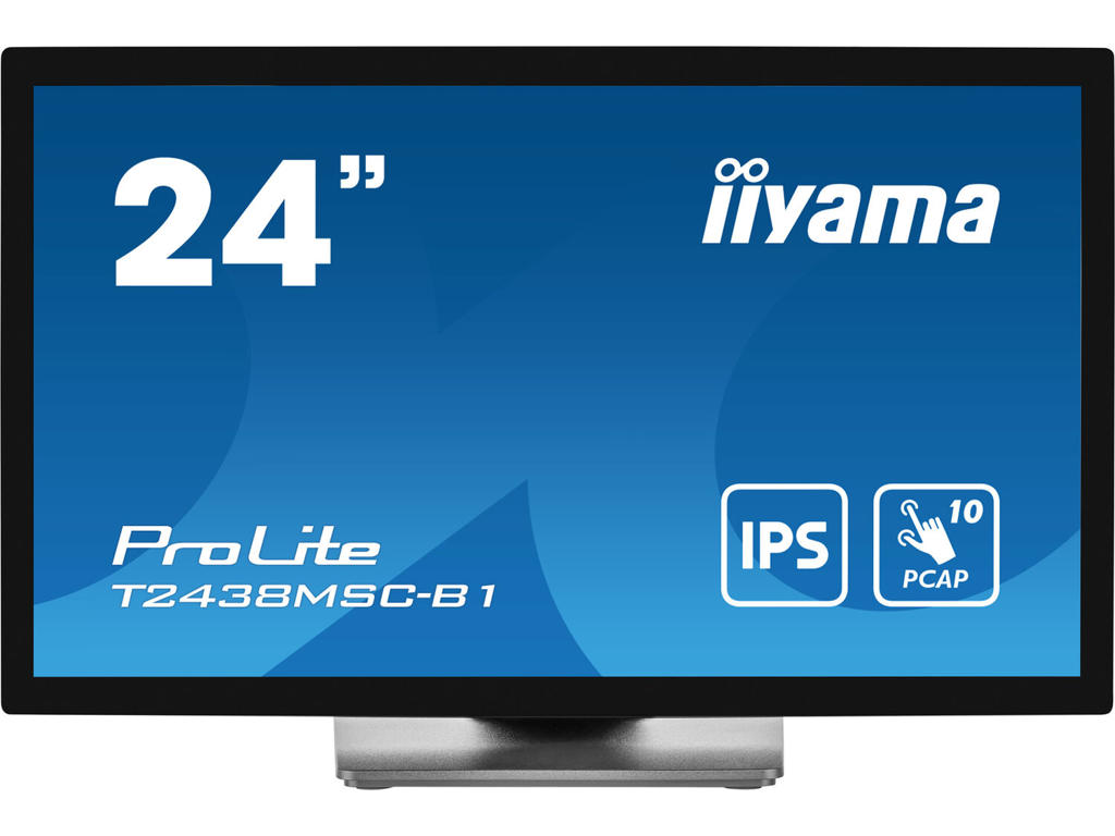 iiyama ProLite T2438MSC-B1 computerskærm 60,5 cm (23.8") 1920 x 1080 pixel Fuld HD LED Berøringsskærm Sort