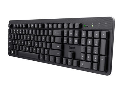 Trust Ody II tastatur Kontor RF trådløst QWERTY Nordisk Sort