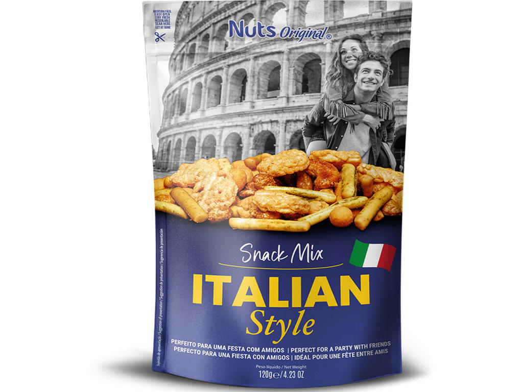 Nøddemix, Italien Style, 120 gram, 1 pose, Nuts Original