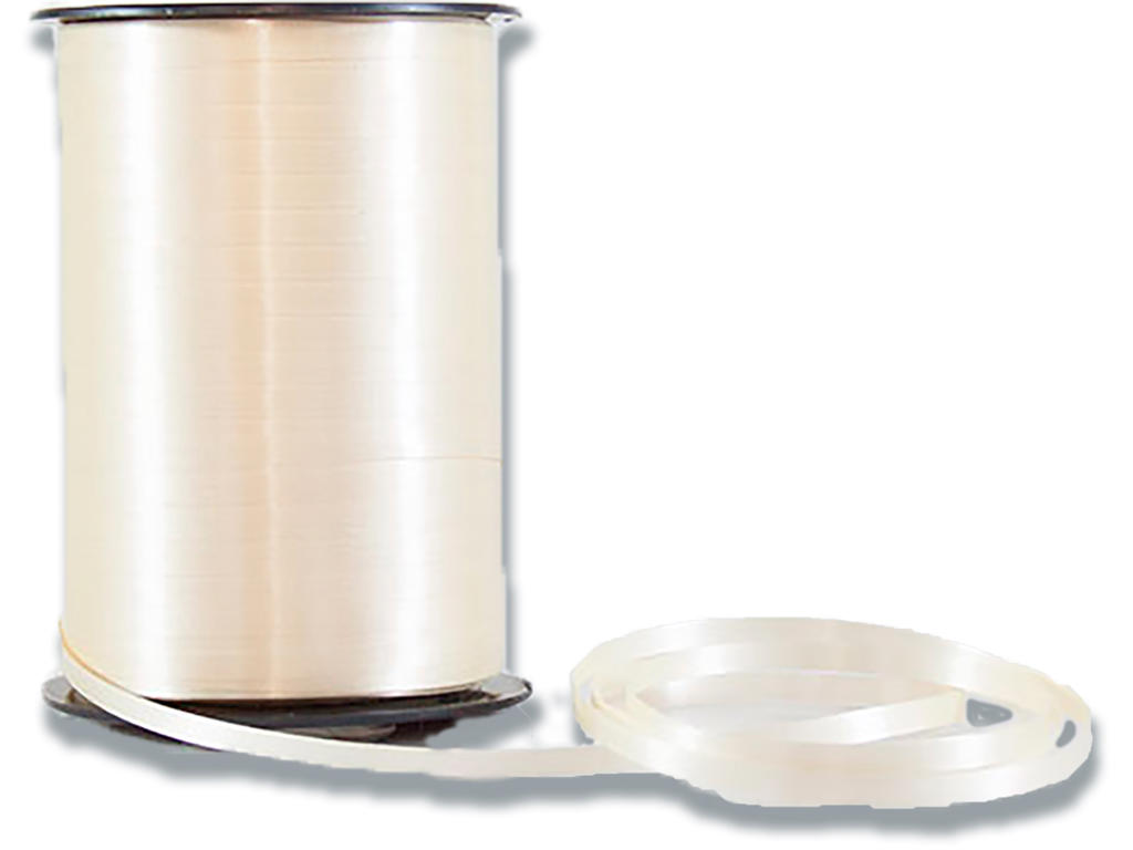 Gavebånd, PP, 10mm x 250m, Beige, Roliba Poly Glat 