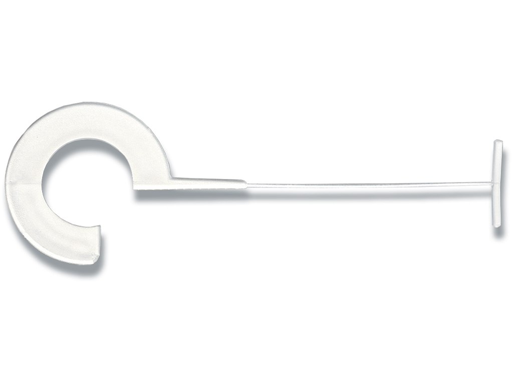 Nylonsnor, Med krog, 35 mm, 5000 stk, Hook Tach