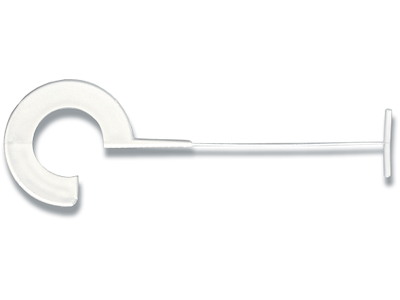 Nylonsnor, Med krog, 35 mm, 5000 stk, Hook Tach