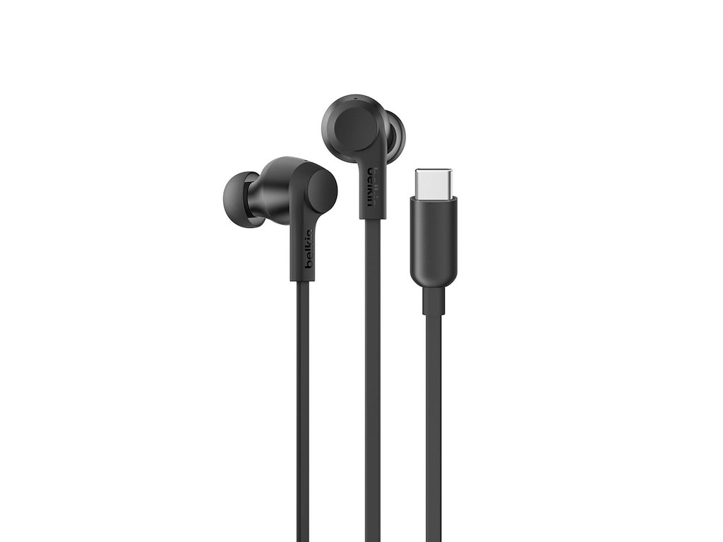 Belkin G3H0003hqBK Headset Ledningsført I ørerne Opkald/musik USB Type-C Sort