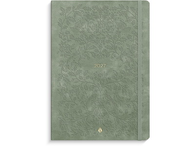 Kalender, 2027, A5 Forma Deluxe Tværformat, 1 uge pr. opslag, Grøn, Mayland
