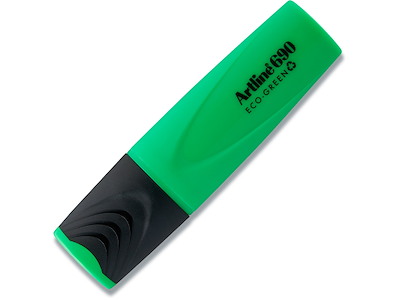 Tekstmarker, Permanent, Grøn, 1 stk, Artline ECO-GREEN 690