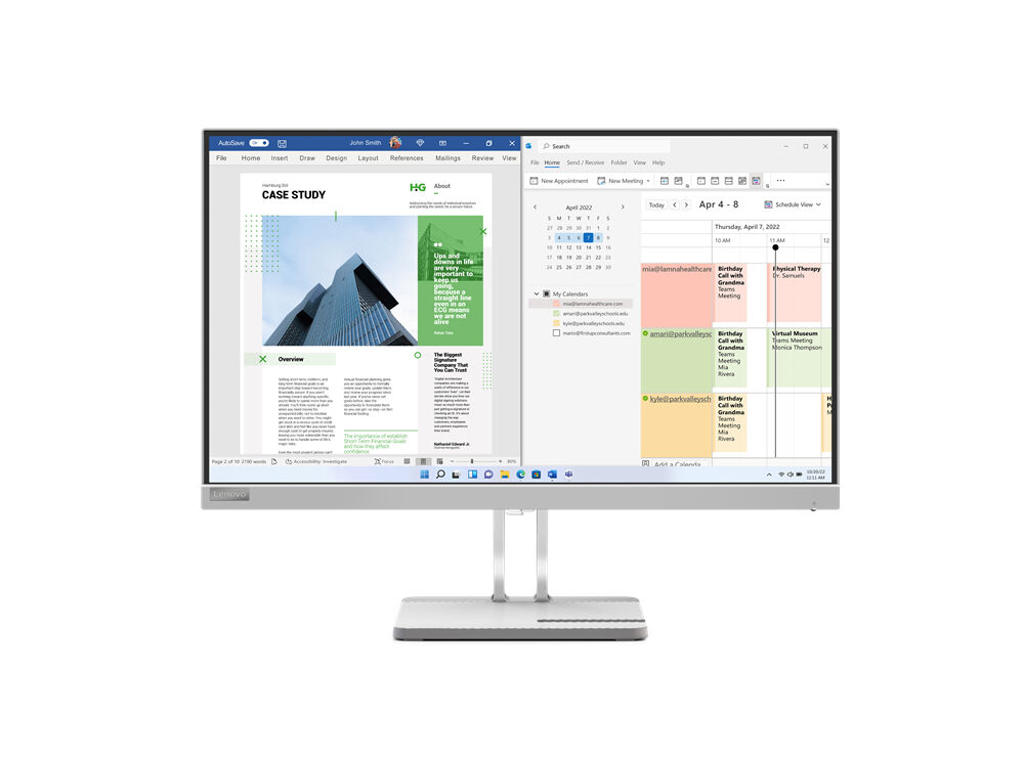 Lenovo L25e-40 computerskærm 62,2 cm (24.5") 1920 x 1080 pixel Fuld HD Grå