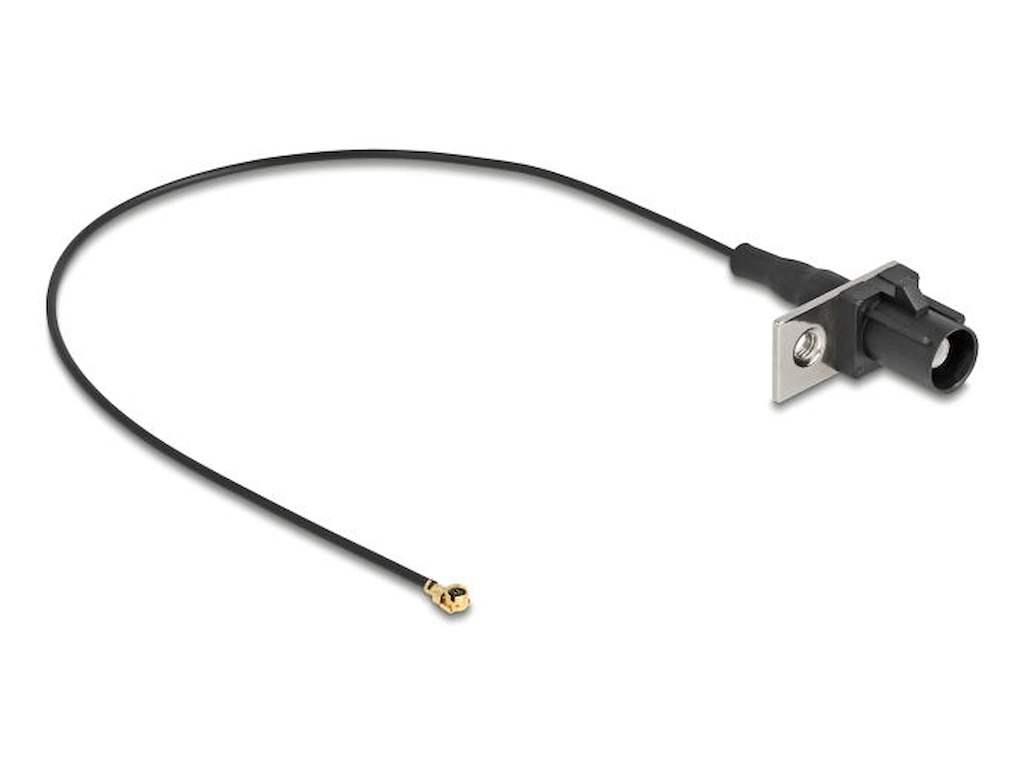 DeLOCK 90728 koaxial kabel 1.13 0,2 m FAKRA A I-PEX MHF1 Sort