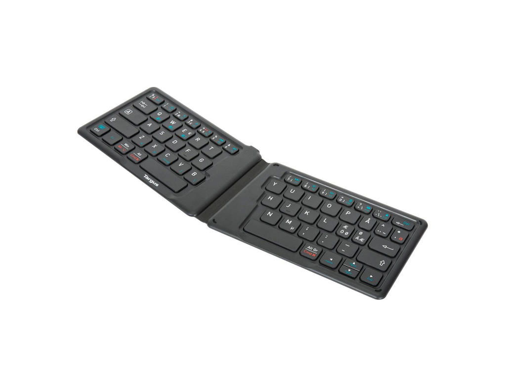 Targus AKF003NO tastatur Universel Bluetooth QWERTY Nordisk Sort