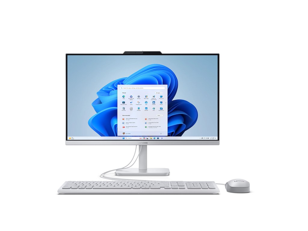 Lenovo A100 Intel Core i3 N-series i3-N305 60,5 cm (23.8") 1920 x 1080 pixel All-in-One PC 16 GB DDR5-SDRAM 512 GB SSD Windows 11 Home Wi-Fi 6 (802.11ax) Grå