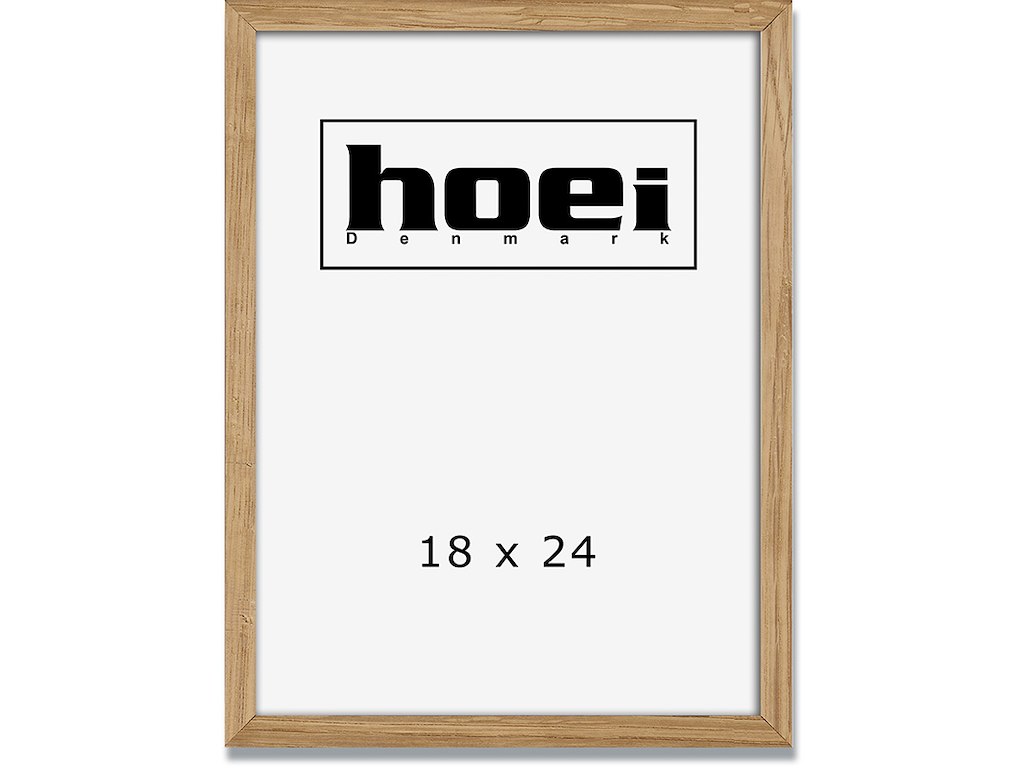 Fotoramme, 18x24 cm, Natur, Egetræ, Hoei 200