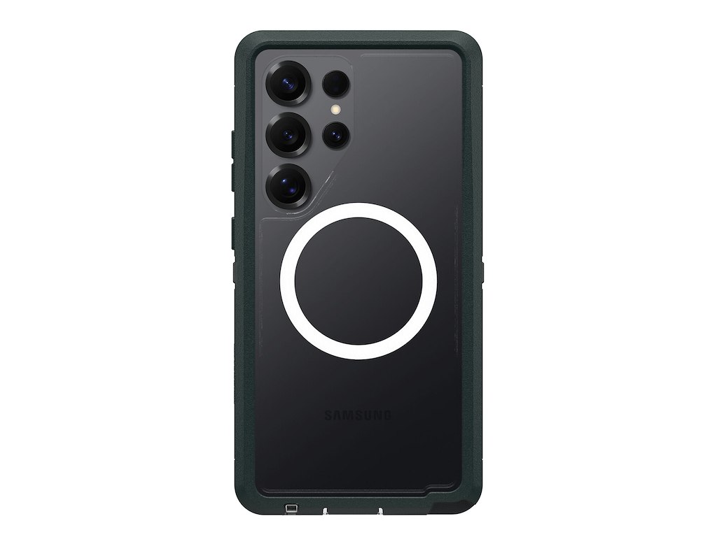 OtterBox Defender XT with Magnets mobiltelefon etui 17,5 cm (6.9") Cover Grøn, Transparent