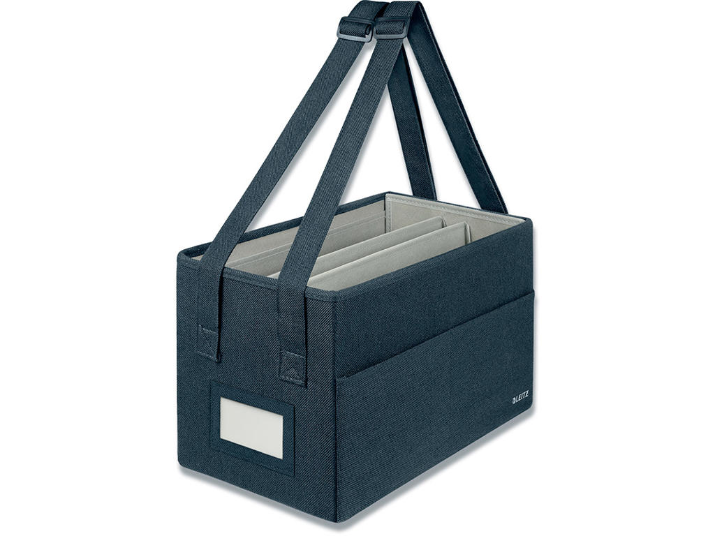 Opbevaringstaske i stof, Fløjlsgrå, Leitz Hot Desking Compact