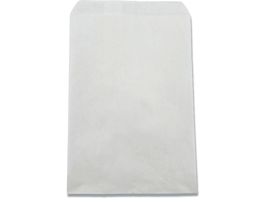 Bagerpose, 0.5kg, 160x230mm, Hvid, 40g, 1000 stk