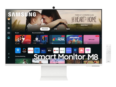 Samsung M80D computerskærm 81,3 cm (32") 3840 x 2160 pixel 4K Ultra HD LED Hvid