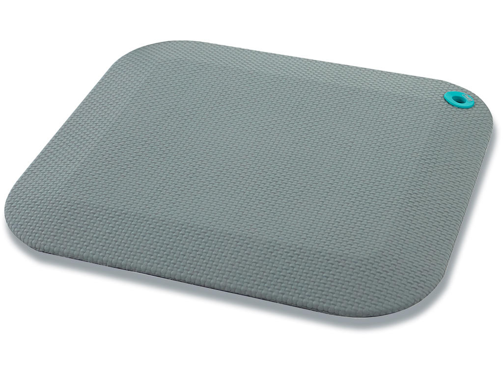 Ståmåtte, 60x52 cm, Polyuretan skum og vinyl, Grå, Matting StandUp Easy