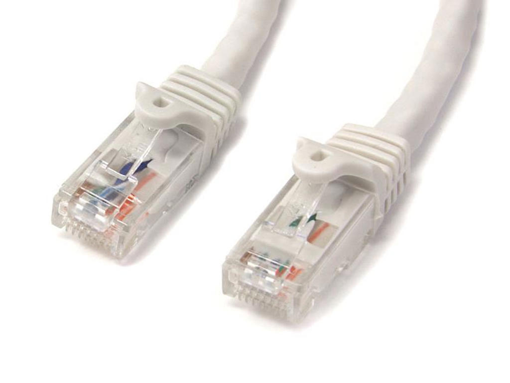 StarTech.com N6PATC5MWH netværkskabel Hvid 5 m Cat6 U/UTP (UTP)