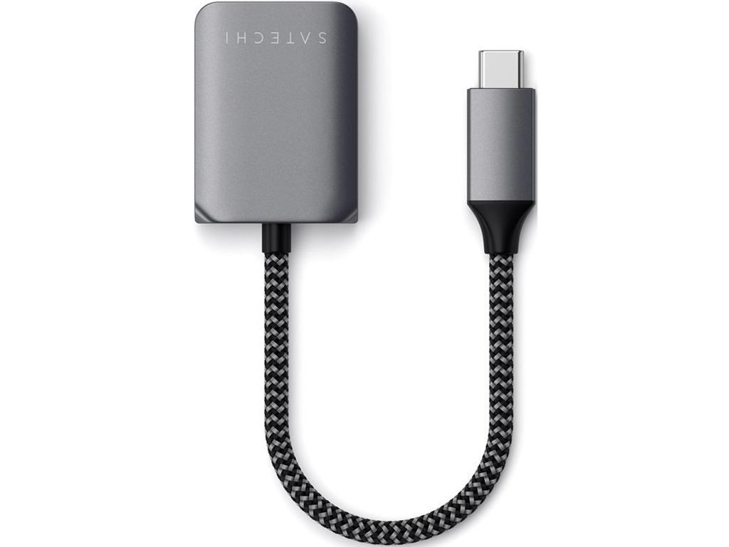 Satechi ST-UCAPDAM kabel kønsskifter USB-C USB-C/3.5mm Grå