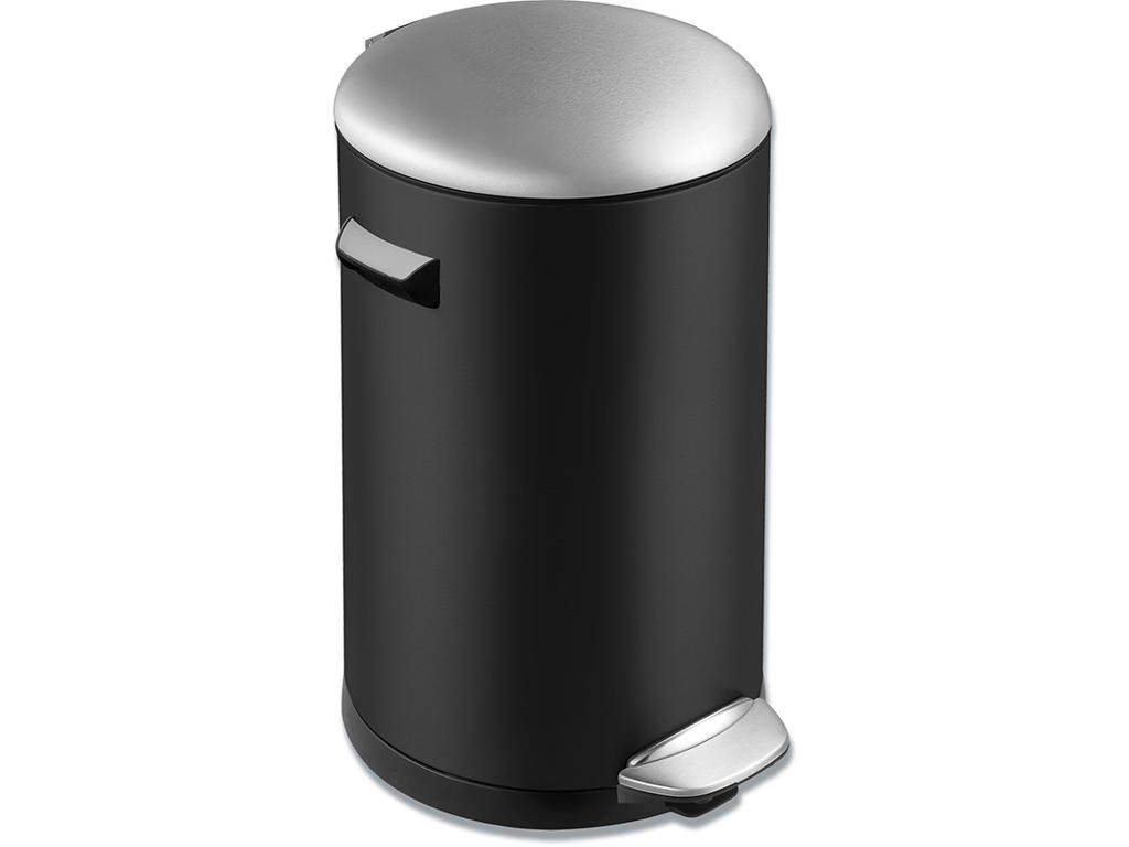 Affaldsspand, Pedal, 20 liter, Sort, Abena EKO Belle Deluxe 