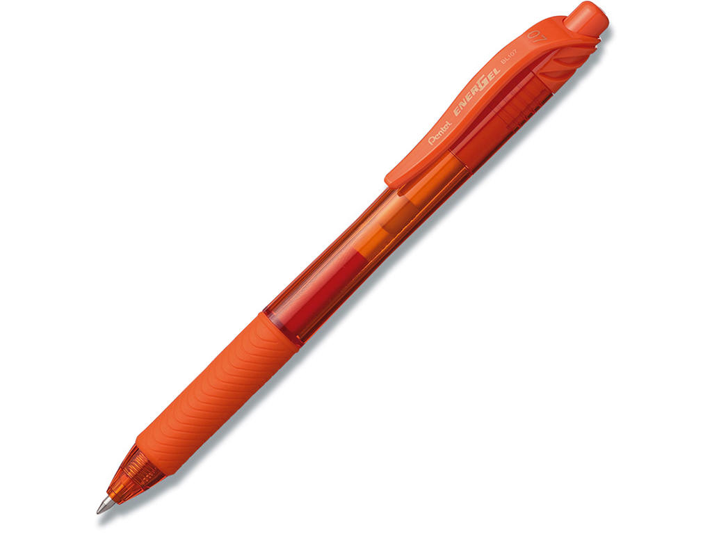 Rollerball gelpen, 0.7 mm, 0.35 mm, Orange, Pentel EnerGelX BL107-FX
