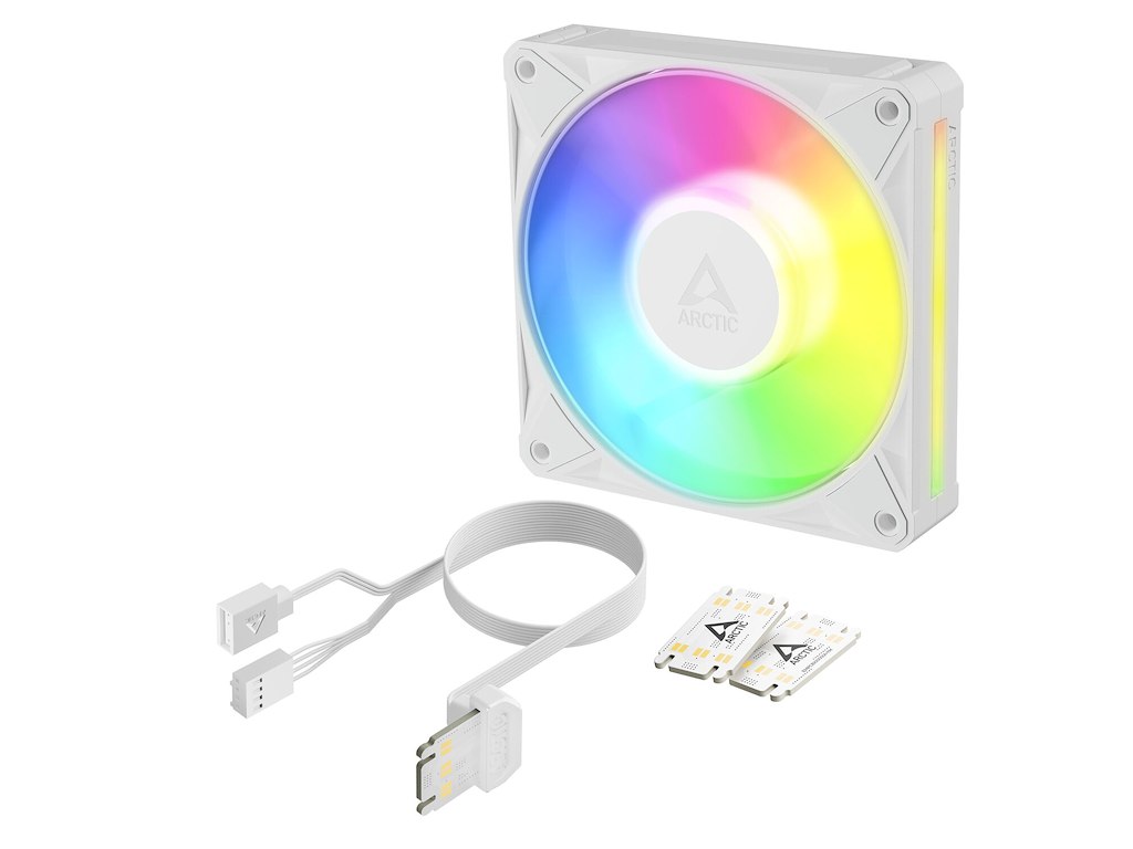 ARCTIC BioniX P12 A-RGB Computerkabinet Ventilator 12 cm Hvid 1 stk