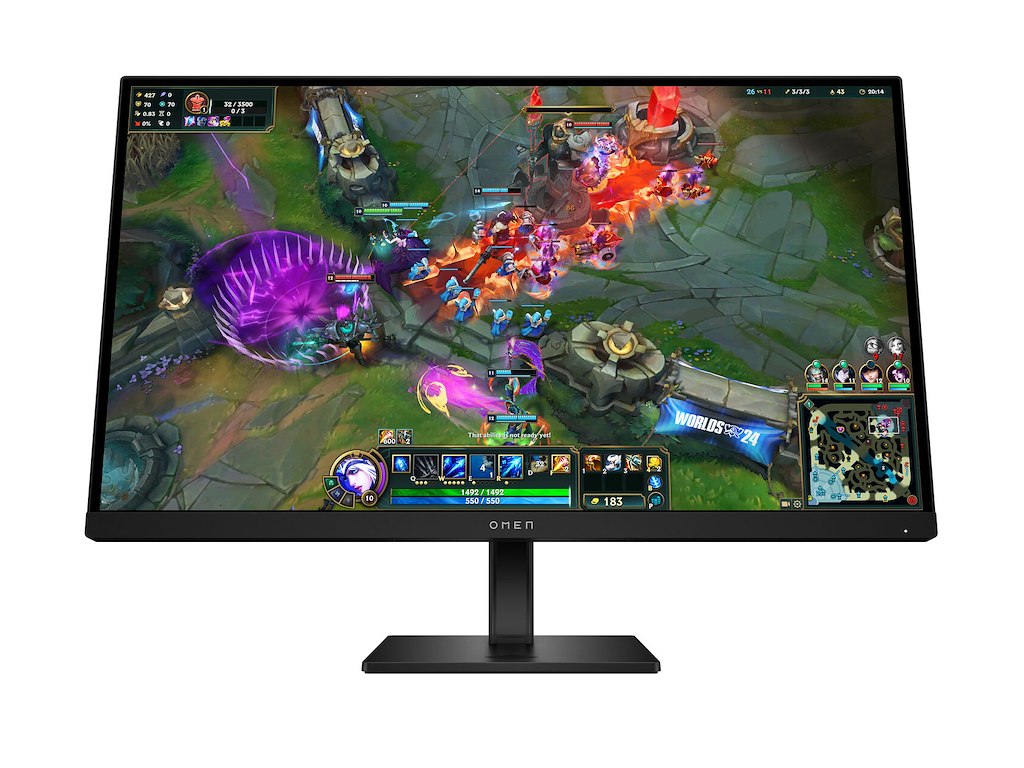 HP OMEN LCD 27qs G2 68,6 cm 27 QHD 2560x1440 240 Hz1ms 400nits2xHDMI, DP,USB, Pivot,VESA computerskærm 68,6 cm (27") 2560 x 1440 pixel Quad HD Sort