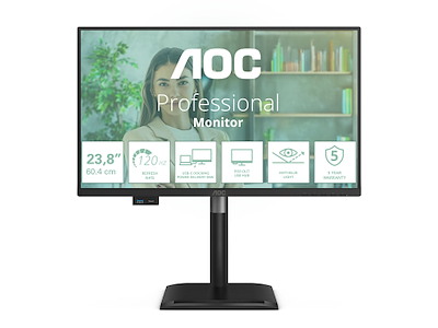 AOC 24P4CV computerskærm 60,5 cm (23.8") 1920 x 1080 pixel Fuld HD LED Sort