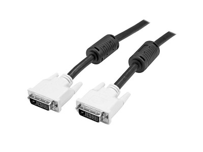 StarTech.com DVIDDMM10M DVI kabel 10 m DVI-D Sort, Hvid