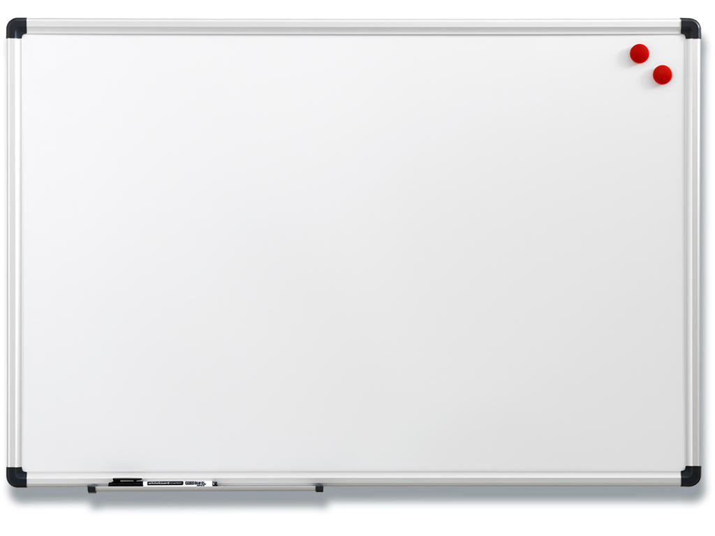 Whiteboard tavle, Lakeret, 150x100 cm, Magnetisk, Naga 