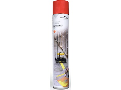 Gulvmarkering, Spray, Rød, 750 ml, DURALINE 750