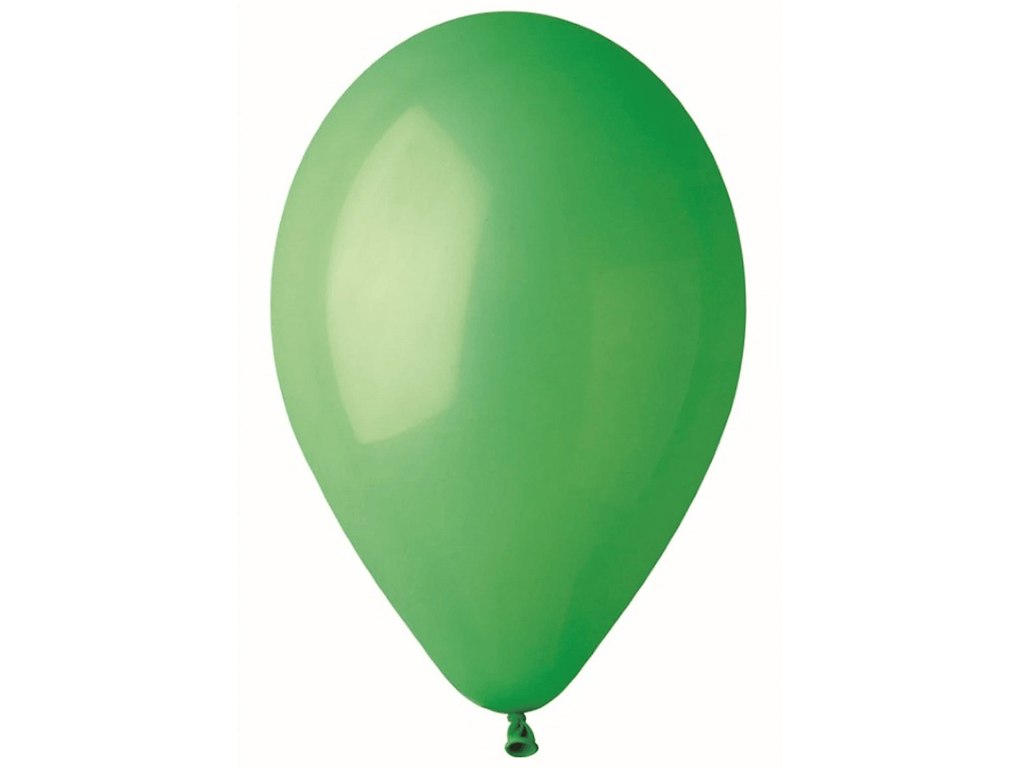 Balloner, Rund, Grøn, 100 stk, Viborg Ballon