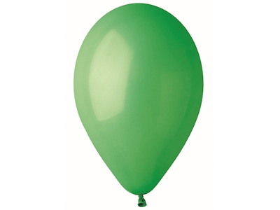 Balloner, Rund, Grøn, 100 stk, Viborg Ballon