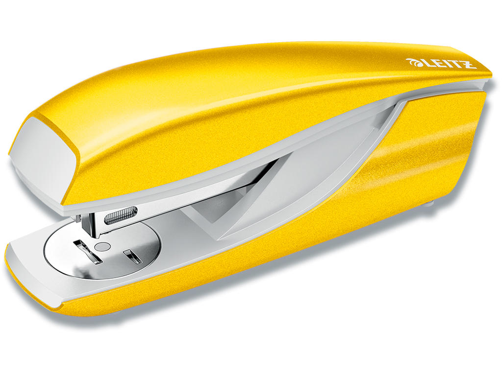 Hæftemaskine, 30 ark, Metallic gul, Klamme P3 og 24/6 og 26/6, Leitz NeXXt WOW 5502