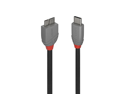 Lindy 36622 USB-kabel USB 3.2 Gen 1 (3.1 Gen 1) 2 m USB C Micro-USB B Sort